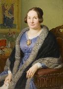 Franz Ittenbach, Portrait of Margarete von Soist. Signed and dated